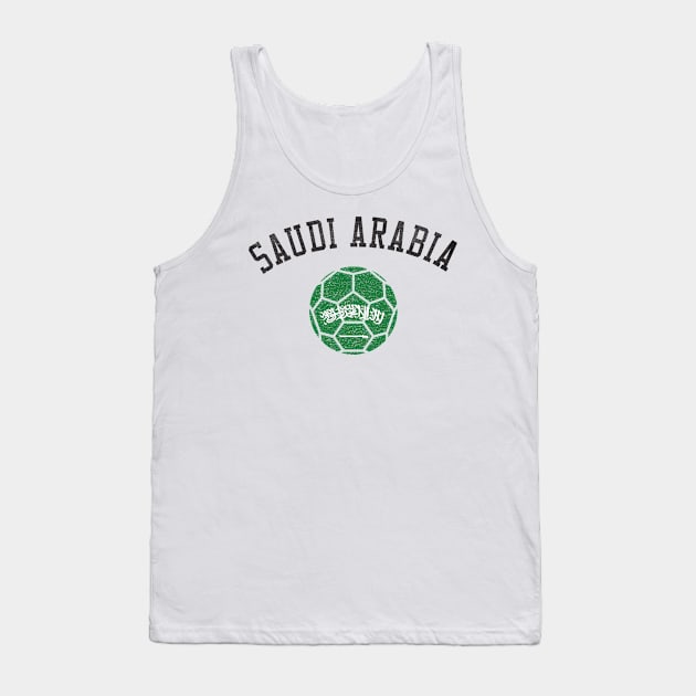 Saudi Arabia Soccer Team Heritage Flag Tank Top by ryanjaycruz